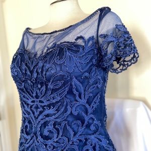 Royal Blue Formal Gown, MOG or MOB Floor Length